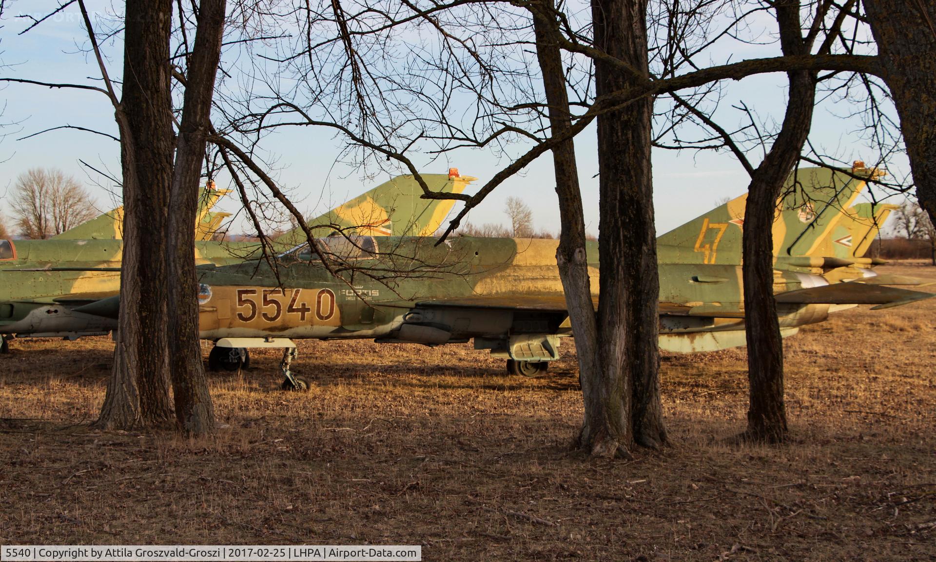 5540, Mikoyan-Gurevich MiG-21bis C/N 75035540, Pápa stored off-site airport, Hungary