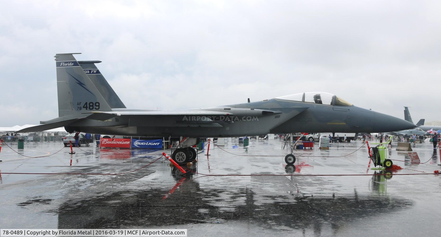 78-0489, 1978 McDonnell Douglas F-15C Eagle C/N 0471/C022, F-15C