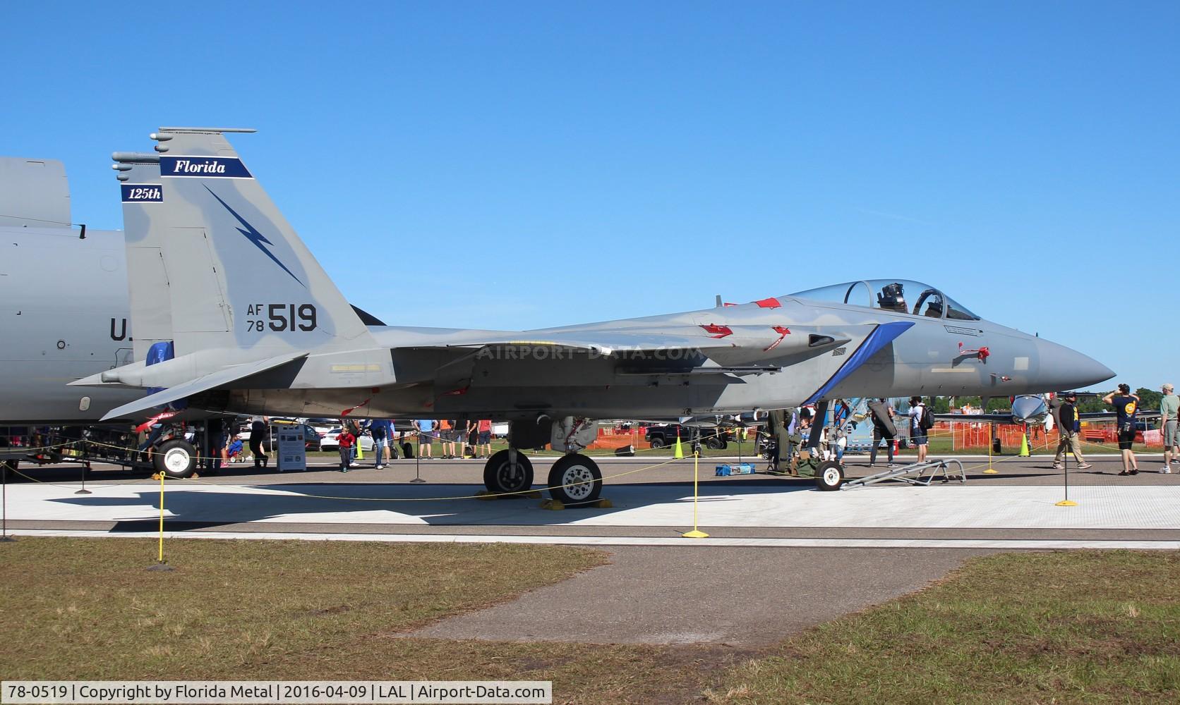 78-0519, 1978 McDonnell Douglas F-15C Eagle C/N 0506/C052, F-15C