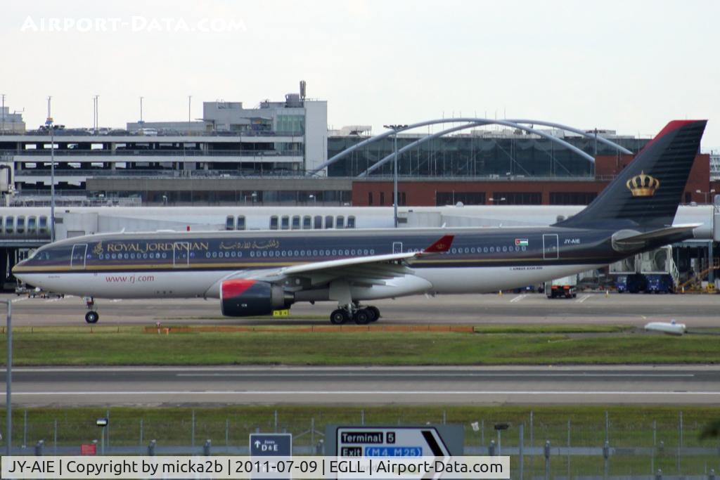 JY-AIE, 2008 Airbus A330-223 C/N 970, Taxiing