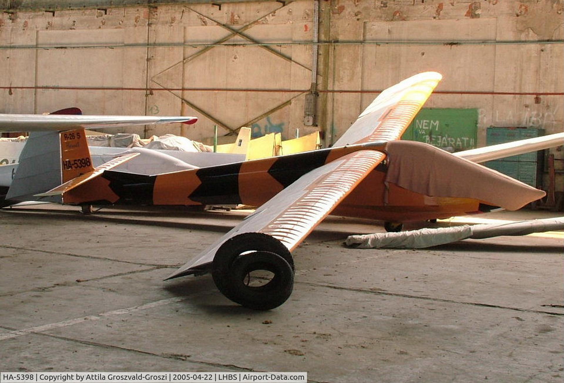 HA-5398, 1966 Rubik R-26S Góbé C/N E-1267, Budaörs Airport, Hungary