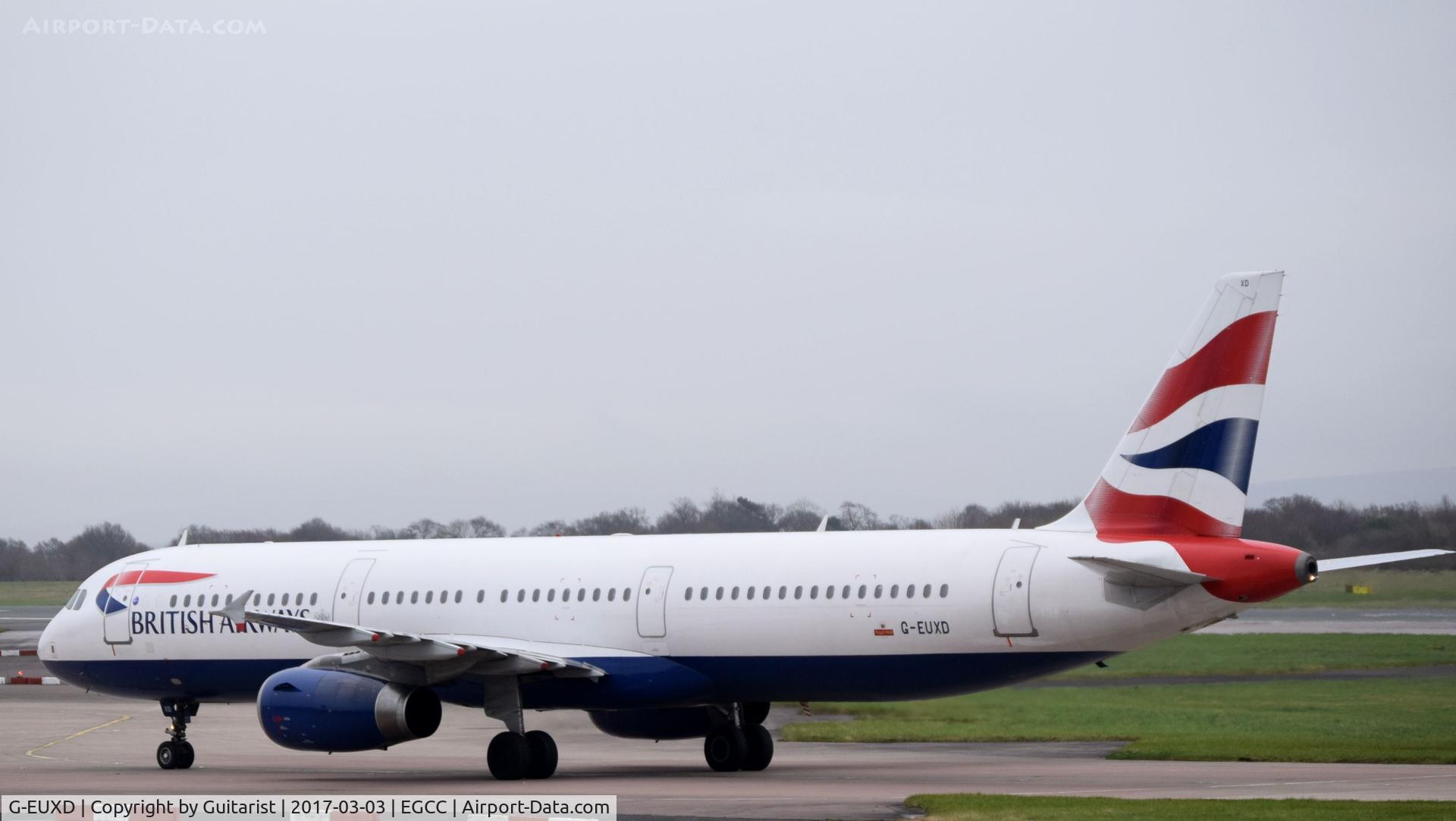 G-EUXD, 2004 Airbus A321-231 C/N 2320, At Manchester