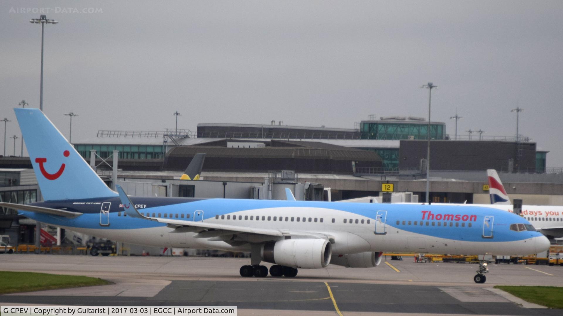 G-CPEV, 1999 Boeing 757-236 C/N 29943, At Manchester
