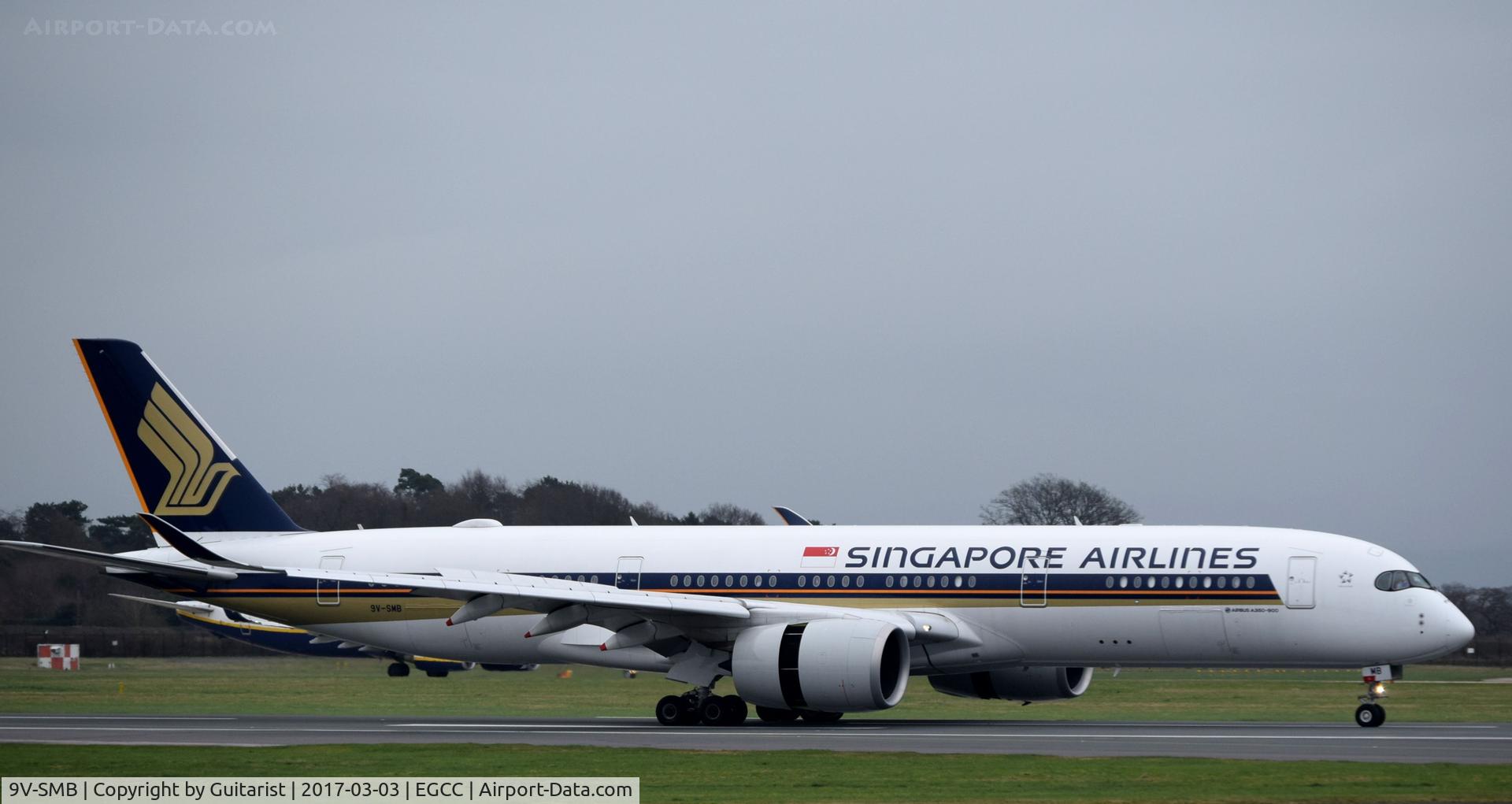 9V-SMB, 2016 Airbus A350-941 C/N 030, At Manchester