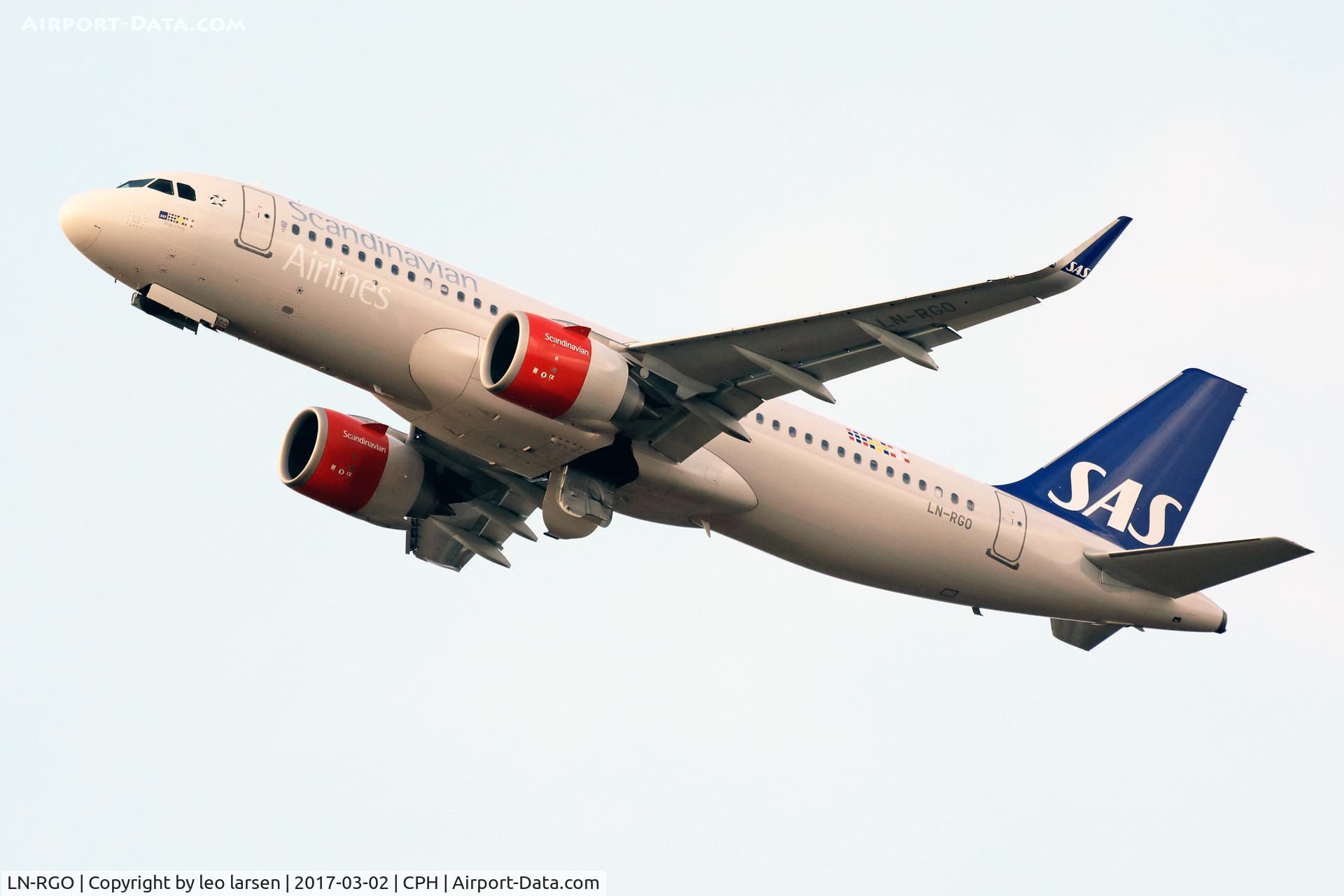 LN-RGO, 2016 Airbus A320-251N C/N 7352, Copenhagen 2.3.2017