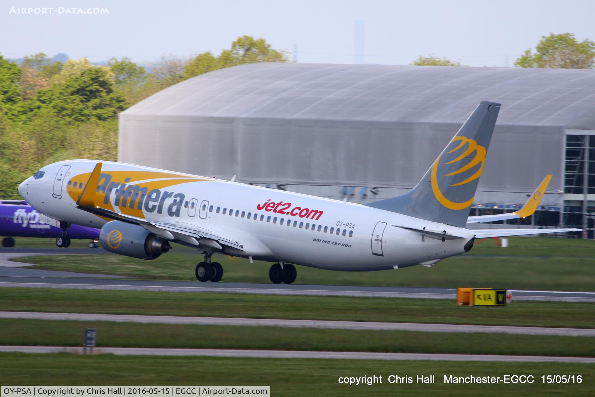 OY-PSA, 2007 Boeing 737-8Q8 C/N 30688, operating for Jet2