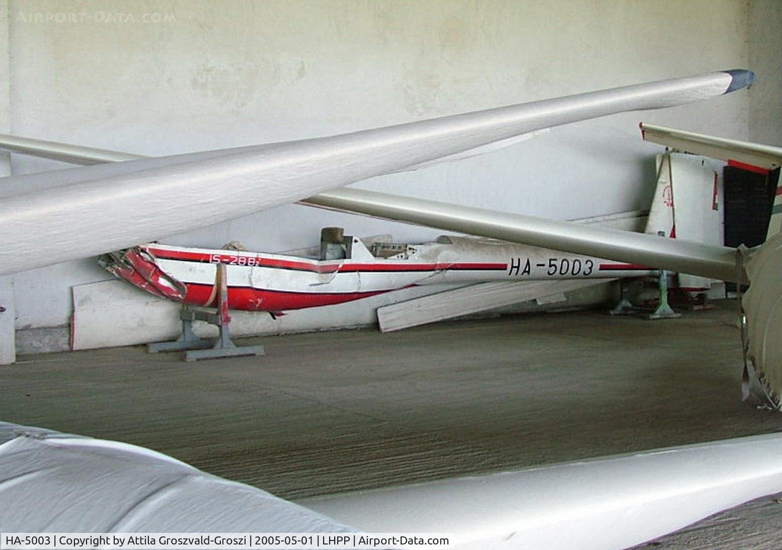 HA-5003, 1980 ICA-Brasov IS-28B2 C/N 252, Pécs-Pogány Airport, Hungary