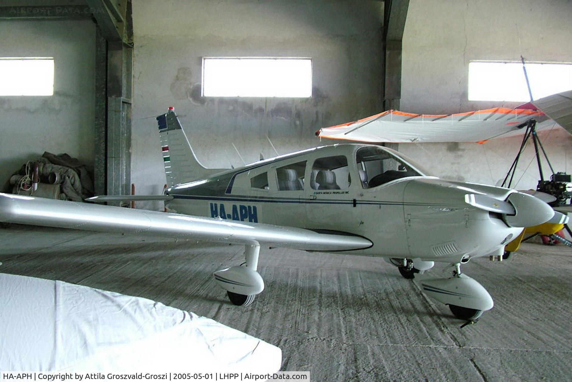 HA-APH, 1965 Piper PA-28-150 Cherokee C/N 282381, Pécs-Pogány Airport, Hungary
