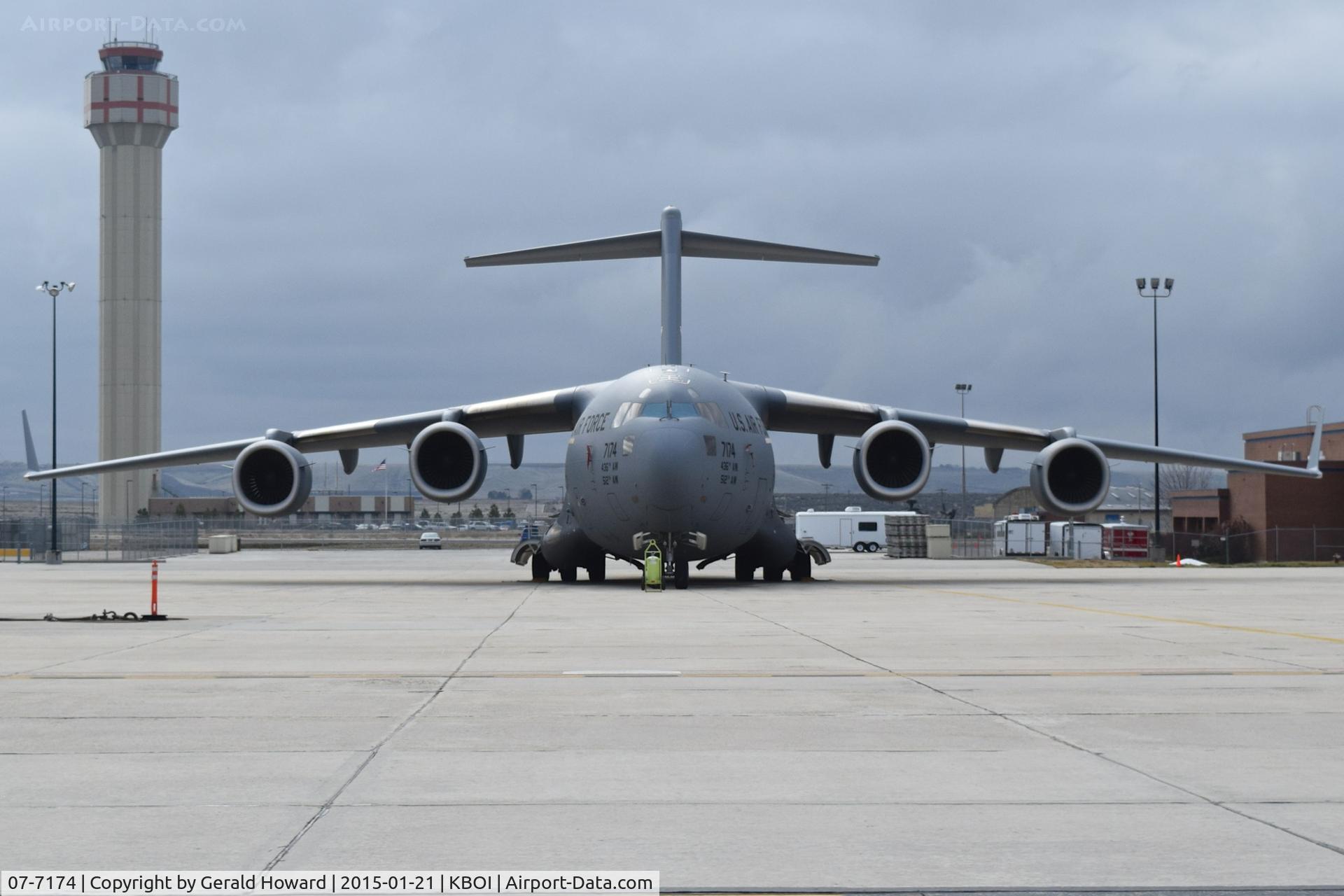 07-7174, 2007 Boeing C-17A Globemaster III C/N F-191/P-174, 436th AW, Dover AFB.