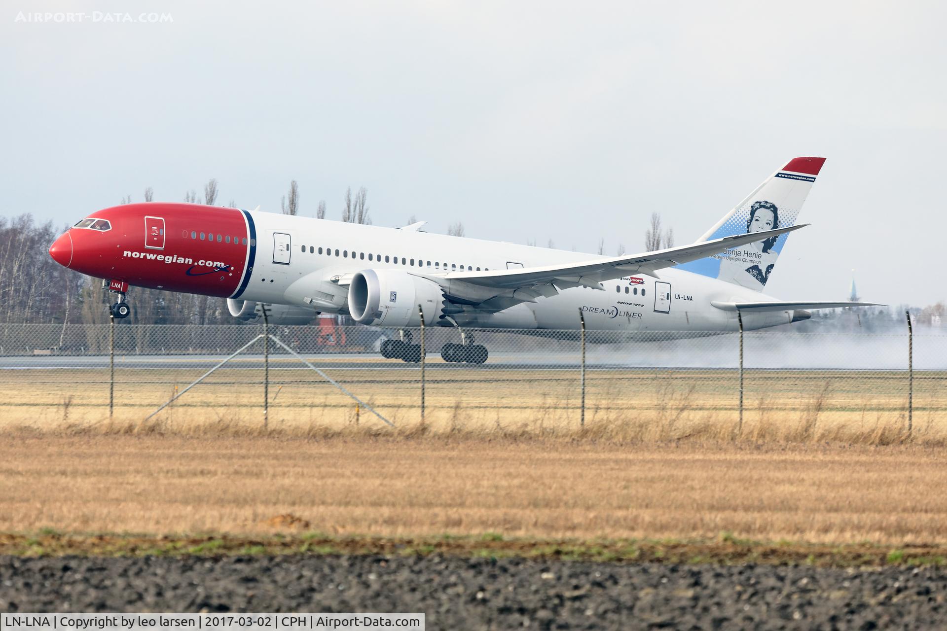 LN-LNA, 2013 Boeing 787-8 Dreamliner C/N 35304, Copenhagen 2.3.2017