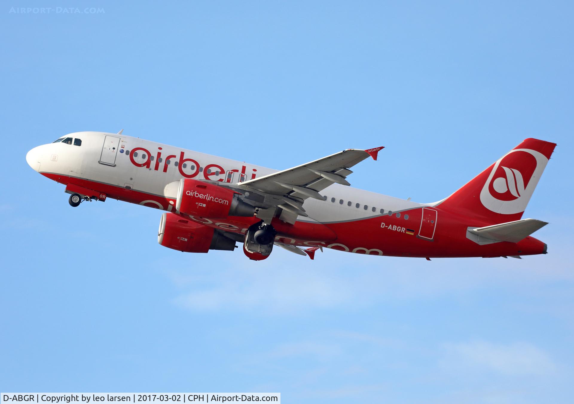 D-ABGR, 2008 Airbus A319-112 C/N 3704, Copenhagen 2.3.2017