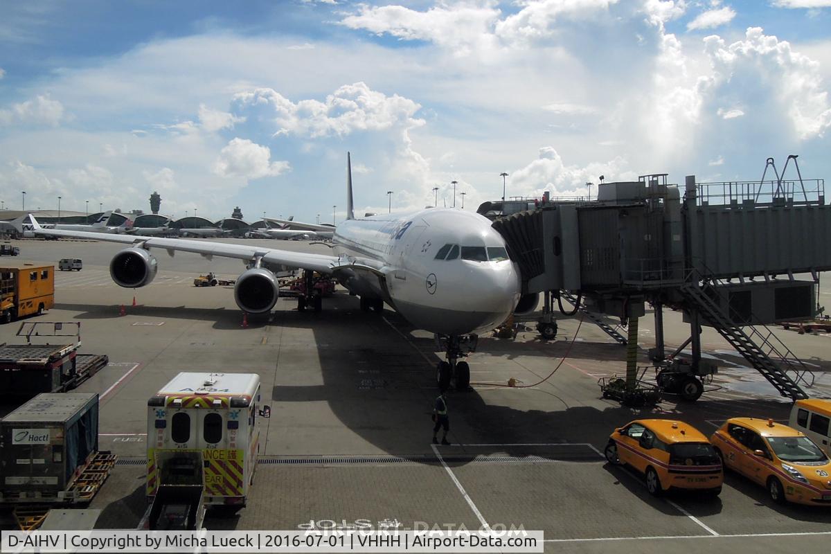 D-AIHV, 2008 Airbus A340-642X C/N 897, Just arrived from Munich