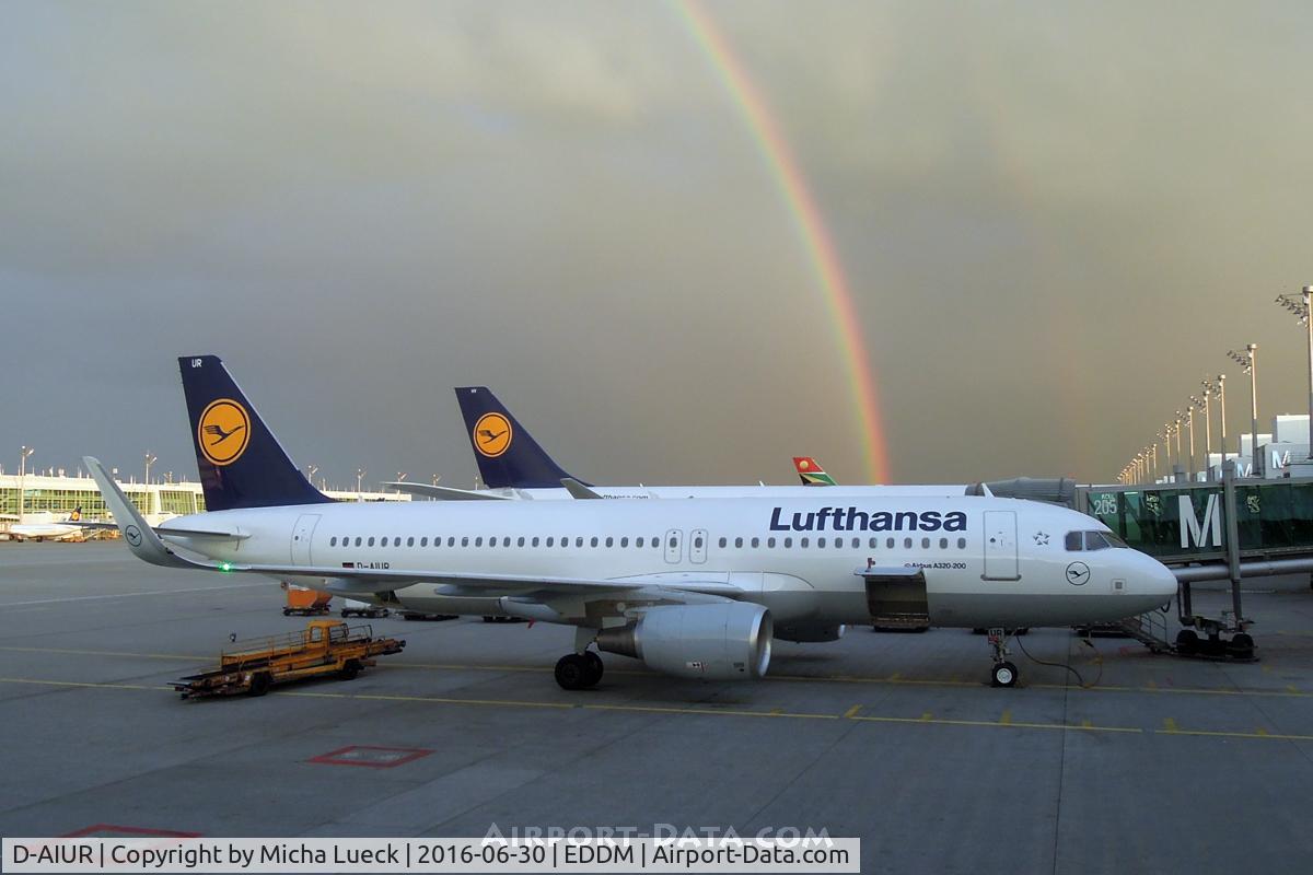 D-AIUR, 2015 Airbus A320-214 C/N 6985, Somewhere over the rainbow....