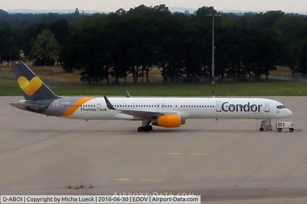 D-ABOI, 2000 Boeing 757-330 C/N 29018, At Hanover