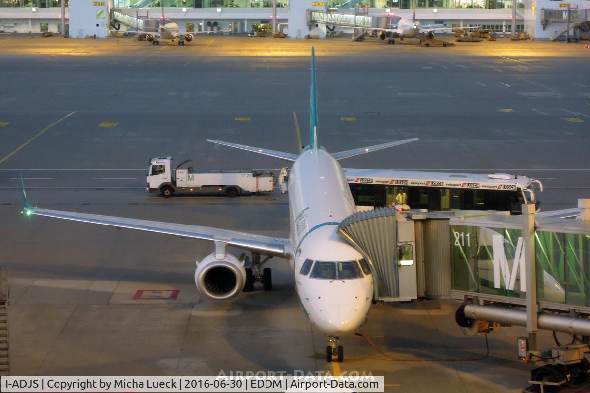 I-ADJS, 2013 Embraer 195LR (ERJ-190-200LR) C/N 19000597, At Munich