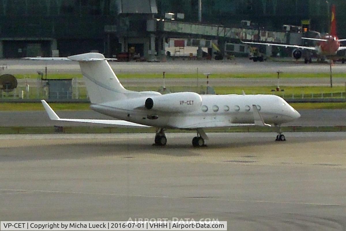 VP-CET, 2009 Gulfstream Aerospace GIV-X (G450) C/N 4166, At Hong Kong