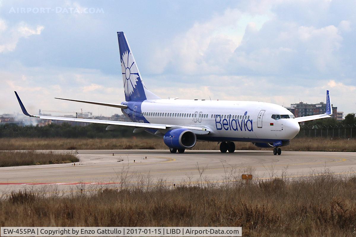 EW-455PA, 2016 Boeing 737-8ZM C/N 61421, Belavia