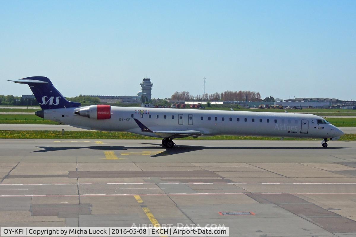 OY-KFI, 2009 Canadair CRJ-900ER (CL-600-2D24) C/N 15242, At Kastrup