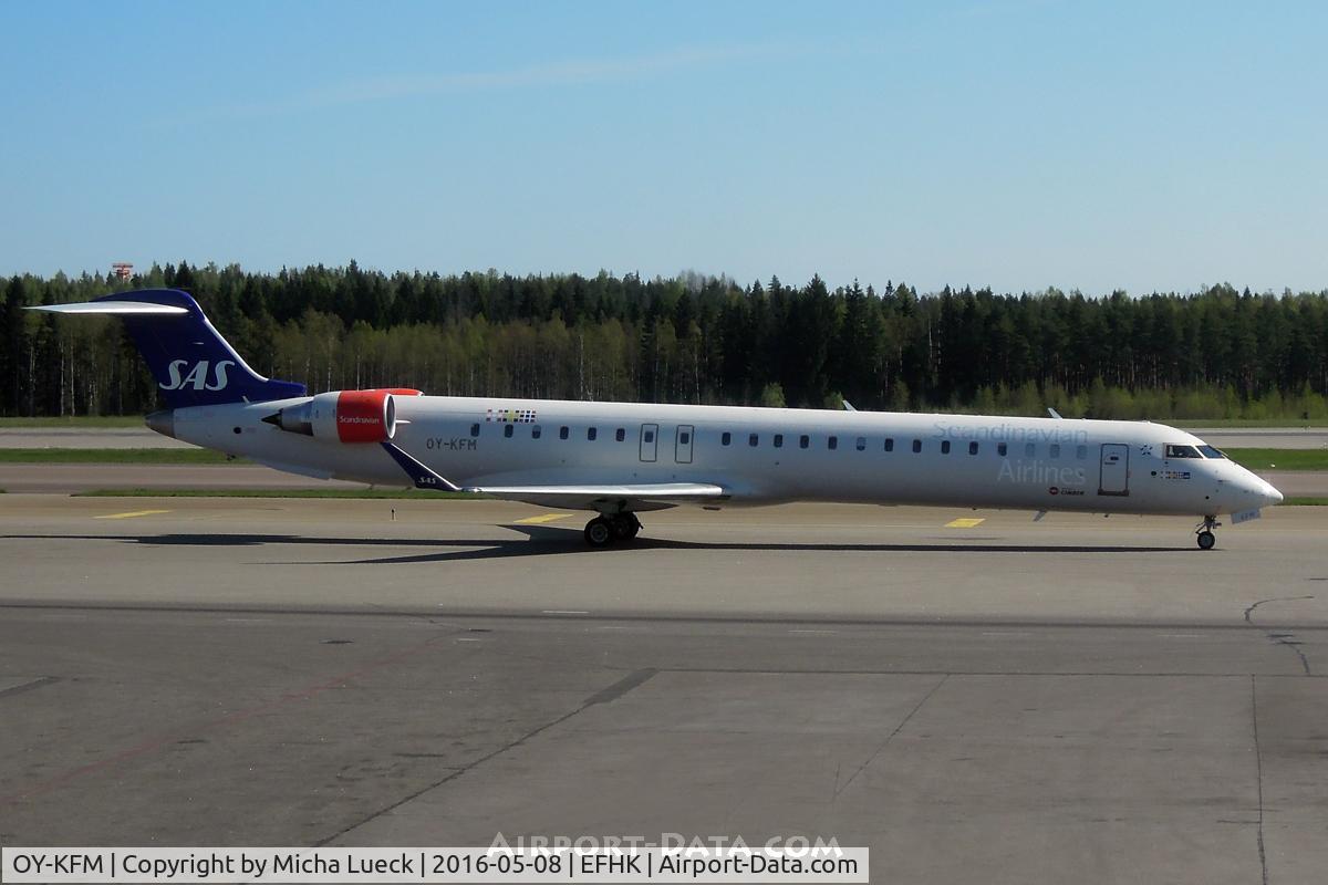 OY-KFM, 2010 Bombardier CRJ-900LR (CL-600-2D24) C/N 15250, At Vantaa