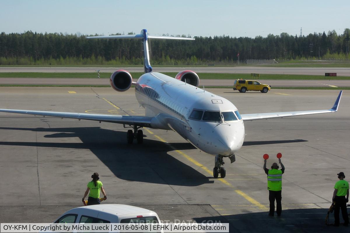 OY-KFM, 2010 Bombardier CRJ-900LR (CL-600-2D24) C/N 15250, At Vantaa
