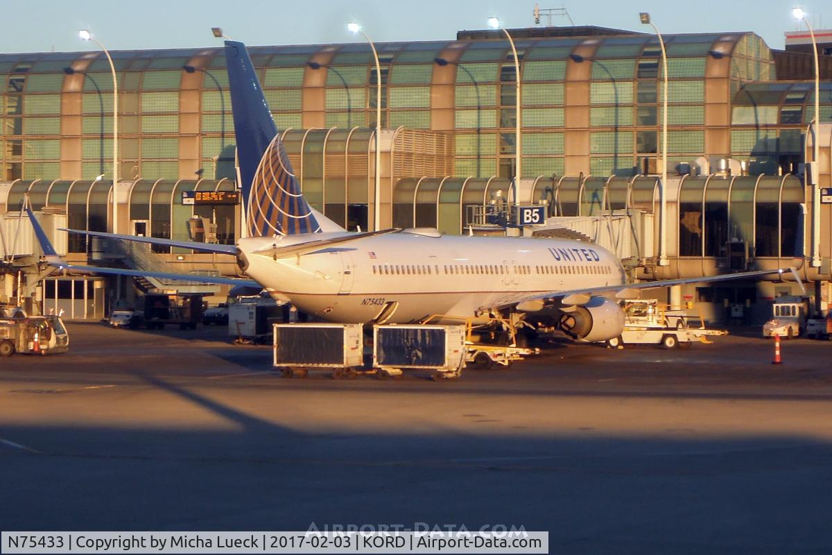 N75433, 2009 Boeing 737-924/ER C/N 33527, Basking in the warm winter evening sun