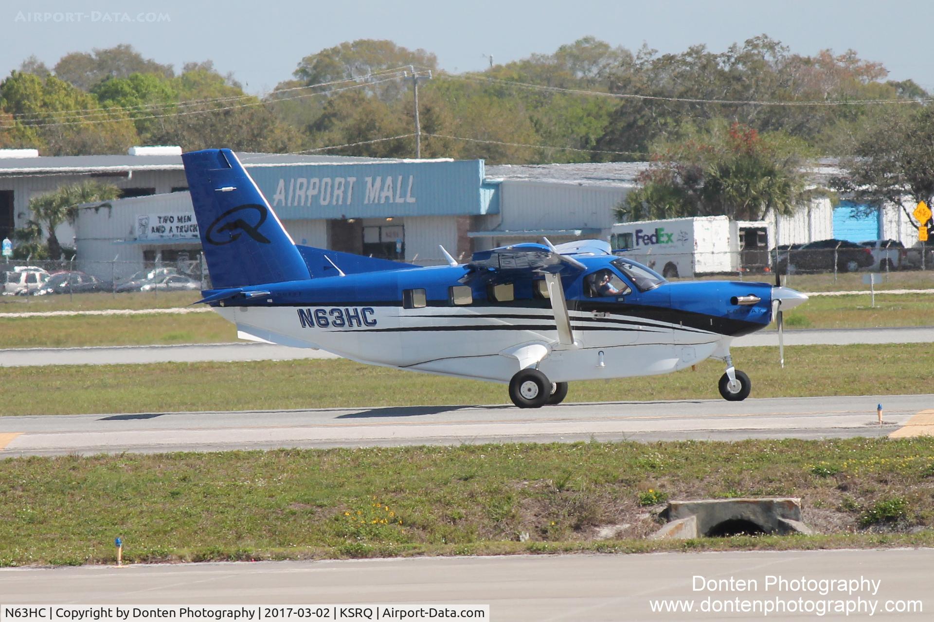 N63HC, 2011 Quest Kodiak 100 C/N 100-0063, Quest Kodiak (N63HC) taxis at Sarasota-Bradenton International Airport prior to flight to Pensacola International Airport