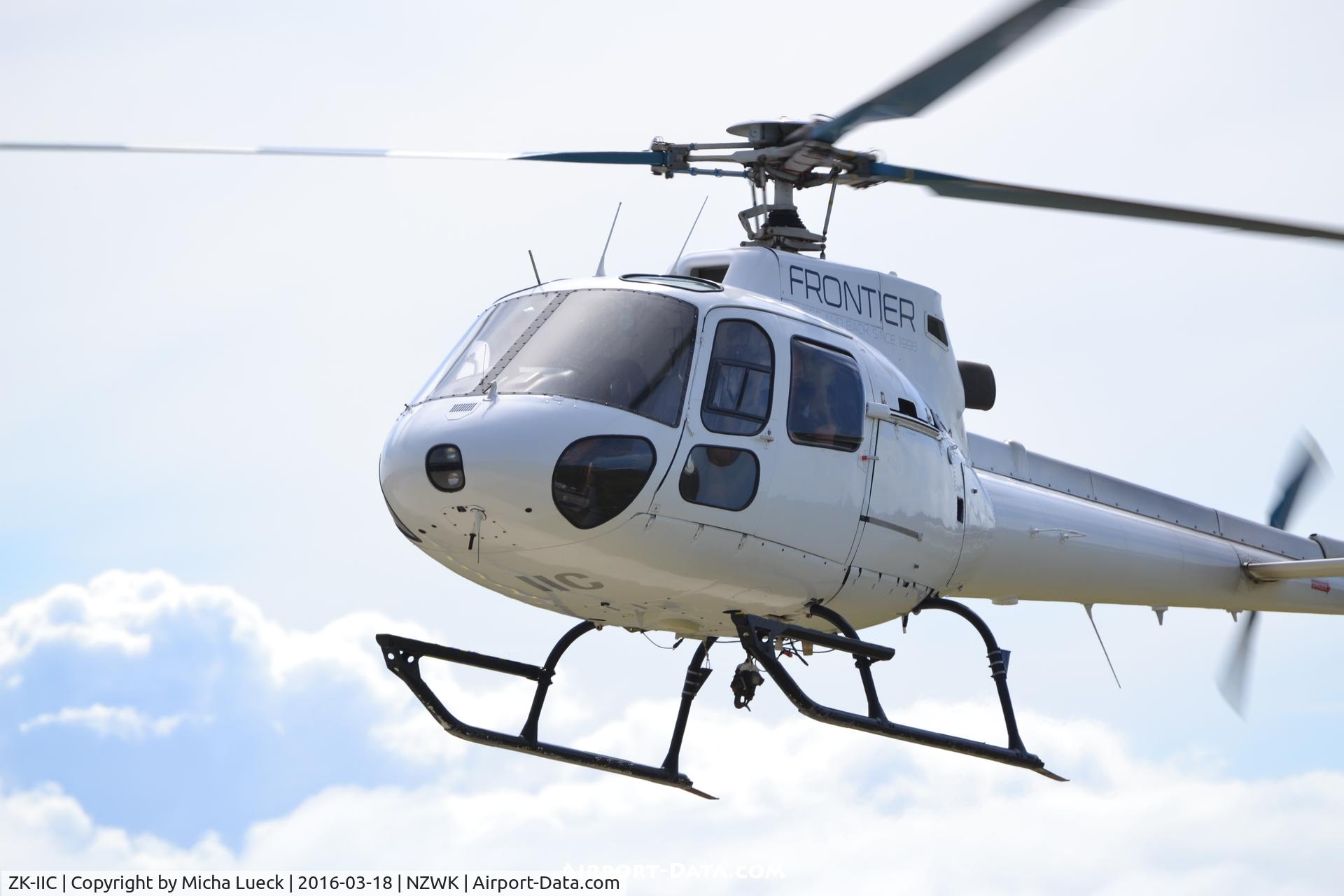 ZK-IIC, Eurocopter AS-350B-2 Ecureuil Ecureuil C/N 1557, At Whakatane