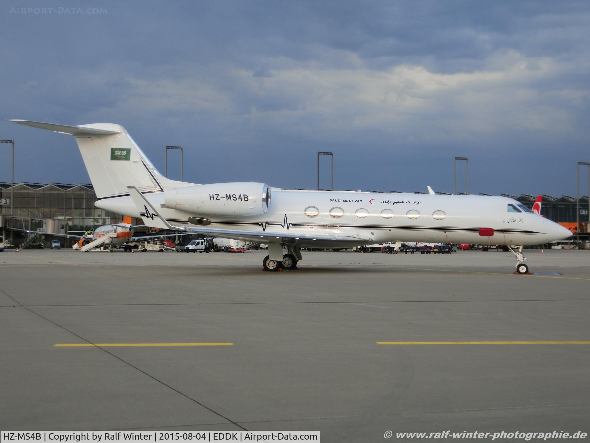 HZ-MS4B, 2014 Gulfstream Aerospace GIV-X (G450) C/N 4324, Gulfstream GIV-X G450 - Saudi Armed Forces Medical Services - 4324 - HZ-MS4B - 04.08.2015 - CGN