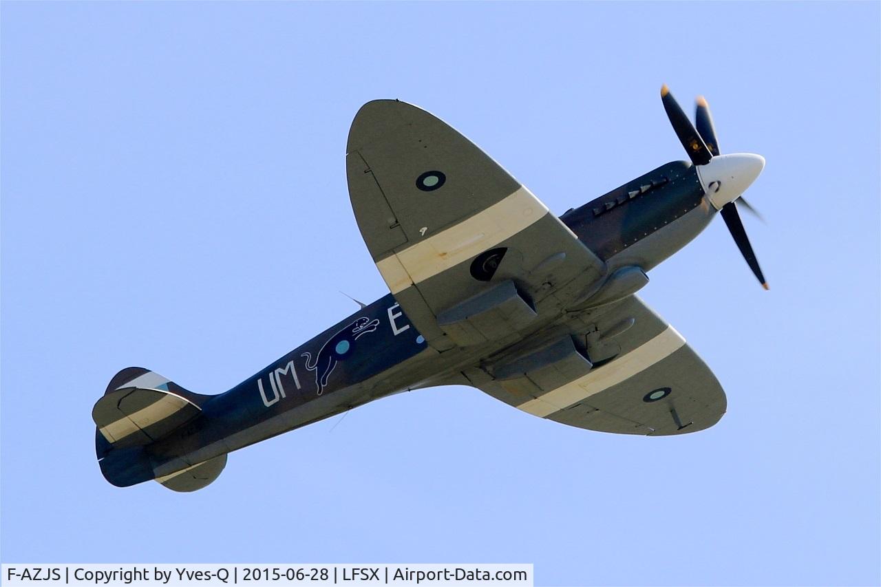 F-AZJS, 1944 Supermarine 389 Spitfire PR.XIX C/N 6S/585110, Supermarine 389 Spitfire PR.XIX, On display, Luxeuil-Saint Sauveur Air Base 116 (LFSX) Air show 2015