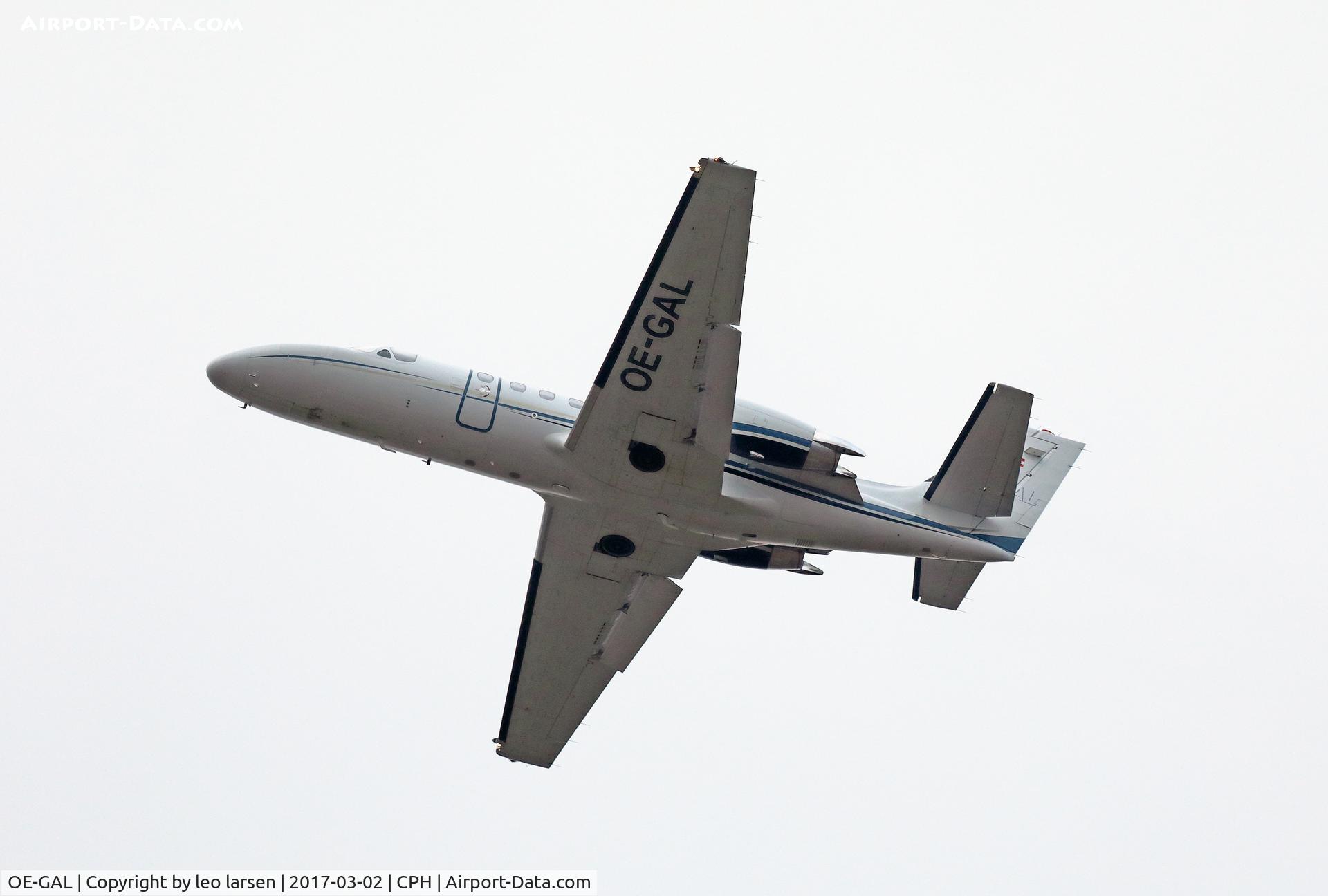 OE-GAL, 2001 Cessna 550 Citation II C/N 550-0974, Copenhagen 2.3.2017