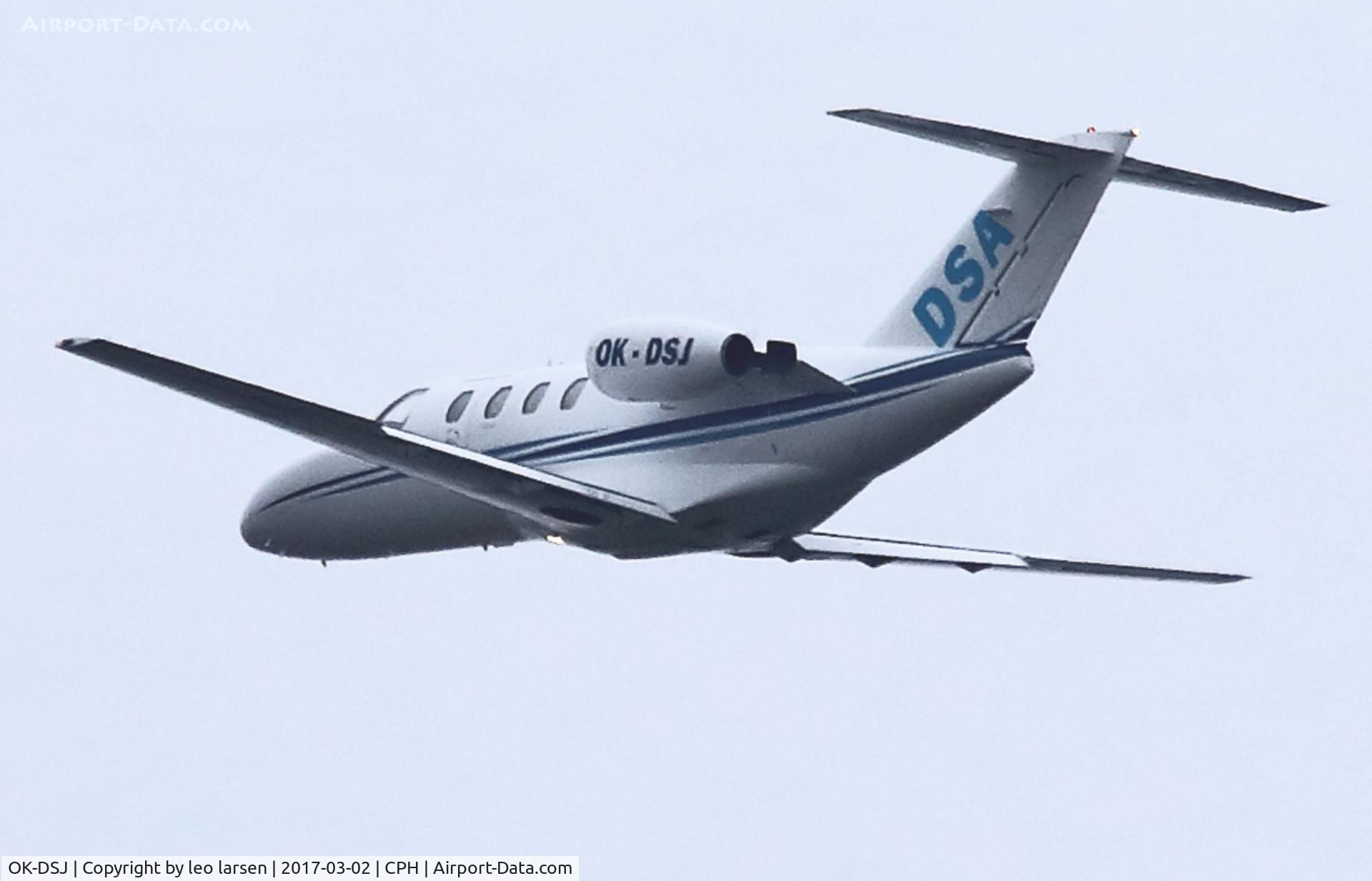 OK-DSJ, 1999 Cessna 525 CitationJet C/N 525-0351, Copenhagen 2.3.2017