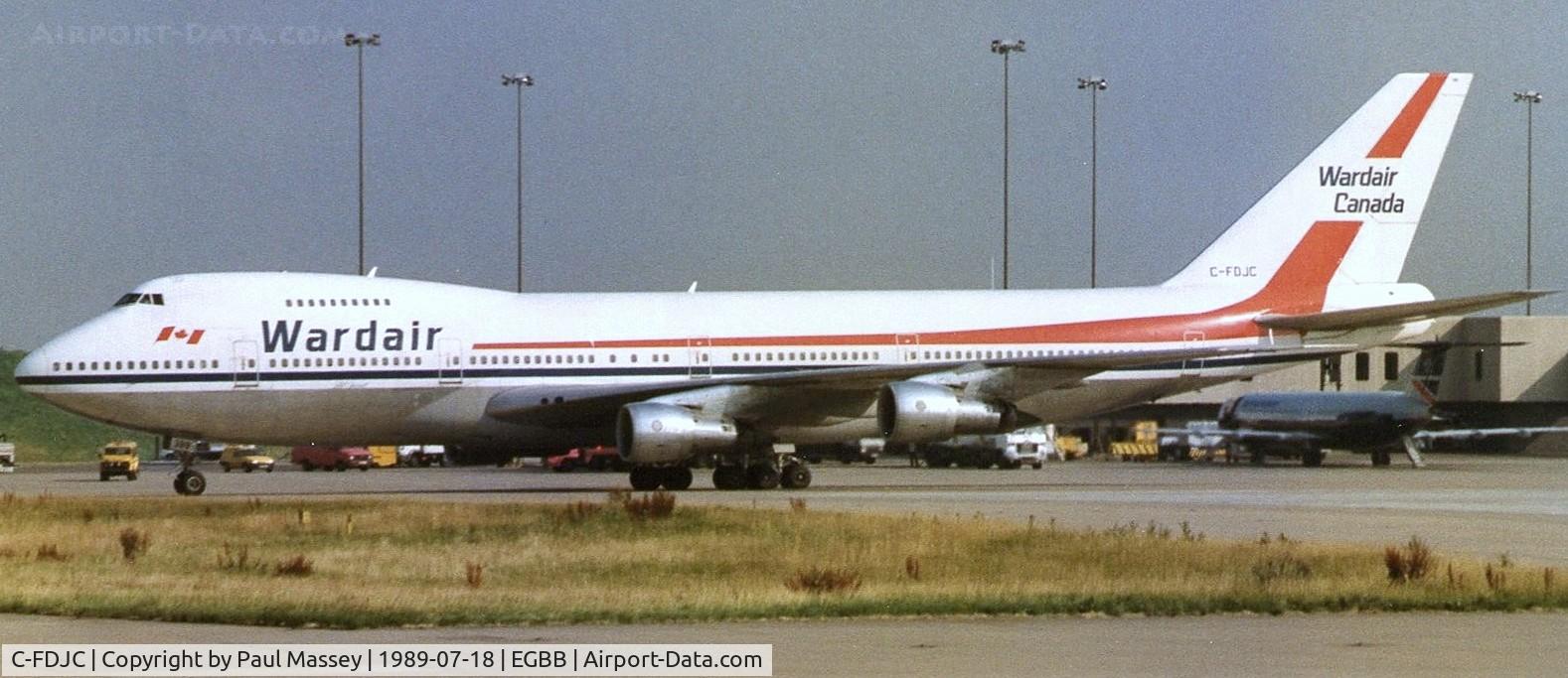 C-FDJC, 1971 Boeing 747-1D1 C/N 20208, Scan of photograph.