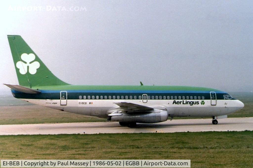 EI-BEB, 1979 Boeing 737-248 C/N 21714, Operated by Aer Lingus.Scan.