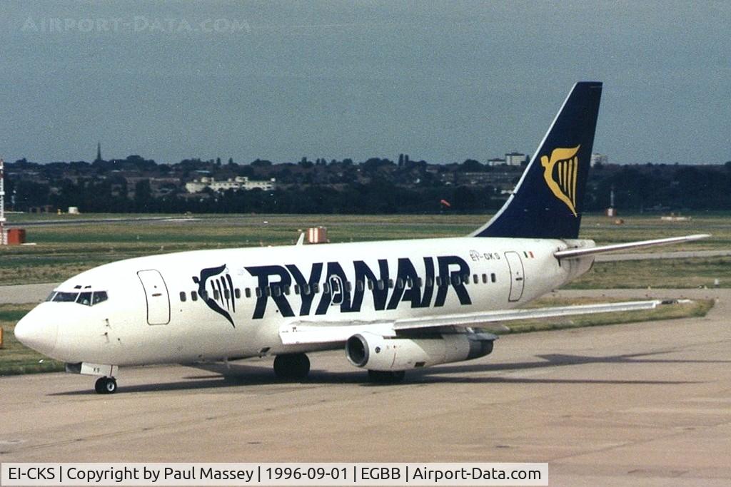 EI-CKS, 1980 Boeing 737-2T5 C/N 22023, Operated by Ryanair.Scan.