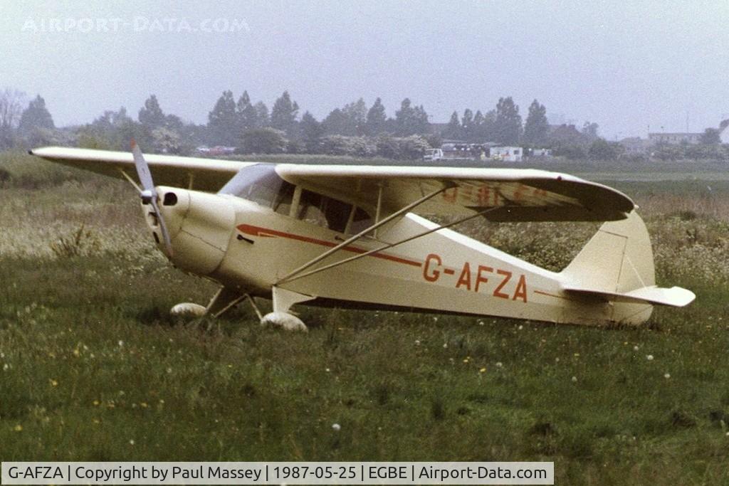 G-AFZA, 1939 Piper J-4A Cub Coupe C/N 4-873, @ Coventry Airshow. EX:-N21698. Scan.