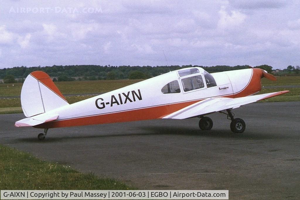 G-AIXN, 1947 Benes-Mraz M-1C Sokol C/N 112, Halfpenny Green visitor.Scan.