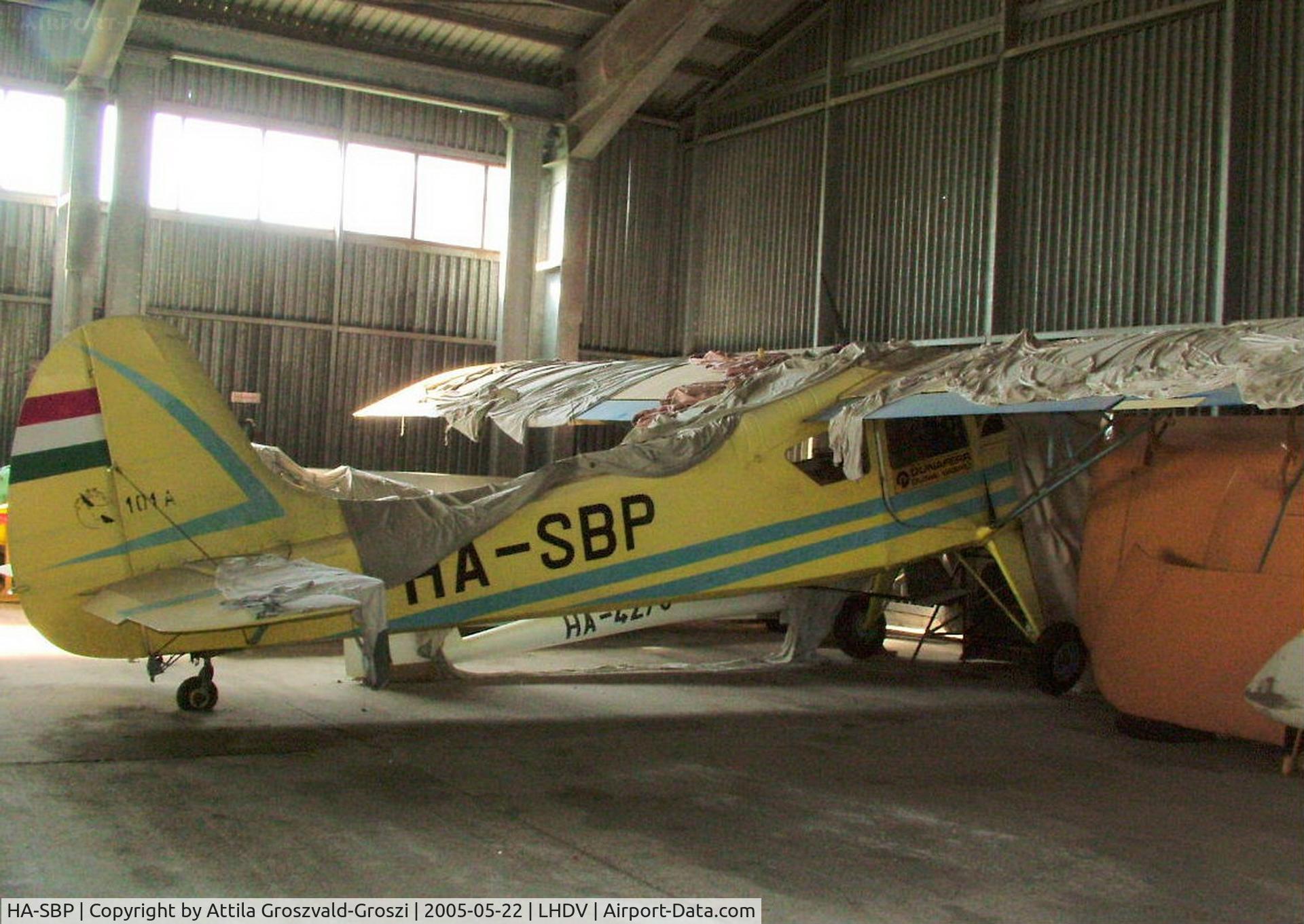 HA-SBP, 1967 PZL-Okecie PZL-101A Gawron C/N 107236, Dunaújváros-Kisapostag Airport, Hungary
