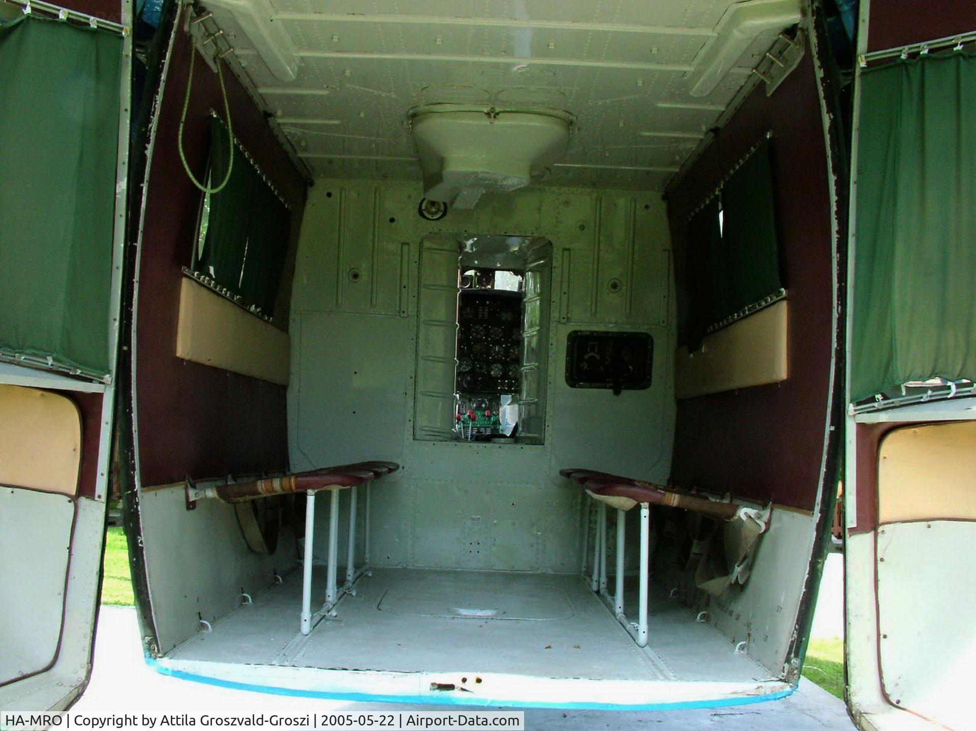 HA-MRO, 1970 Kamov Ka-26 Hoodlum C/N 7001604, After scrapping, restoring a former military painting and exhibited in the garden of a private house. Seregélyes, Hungary