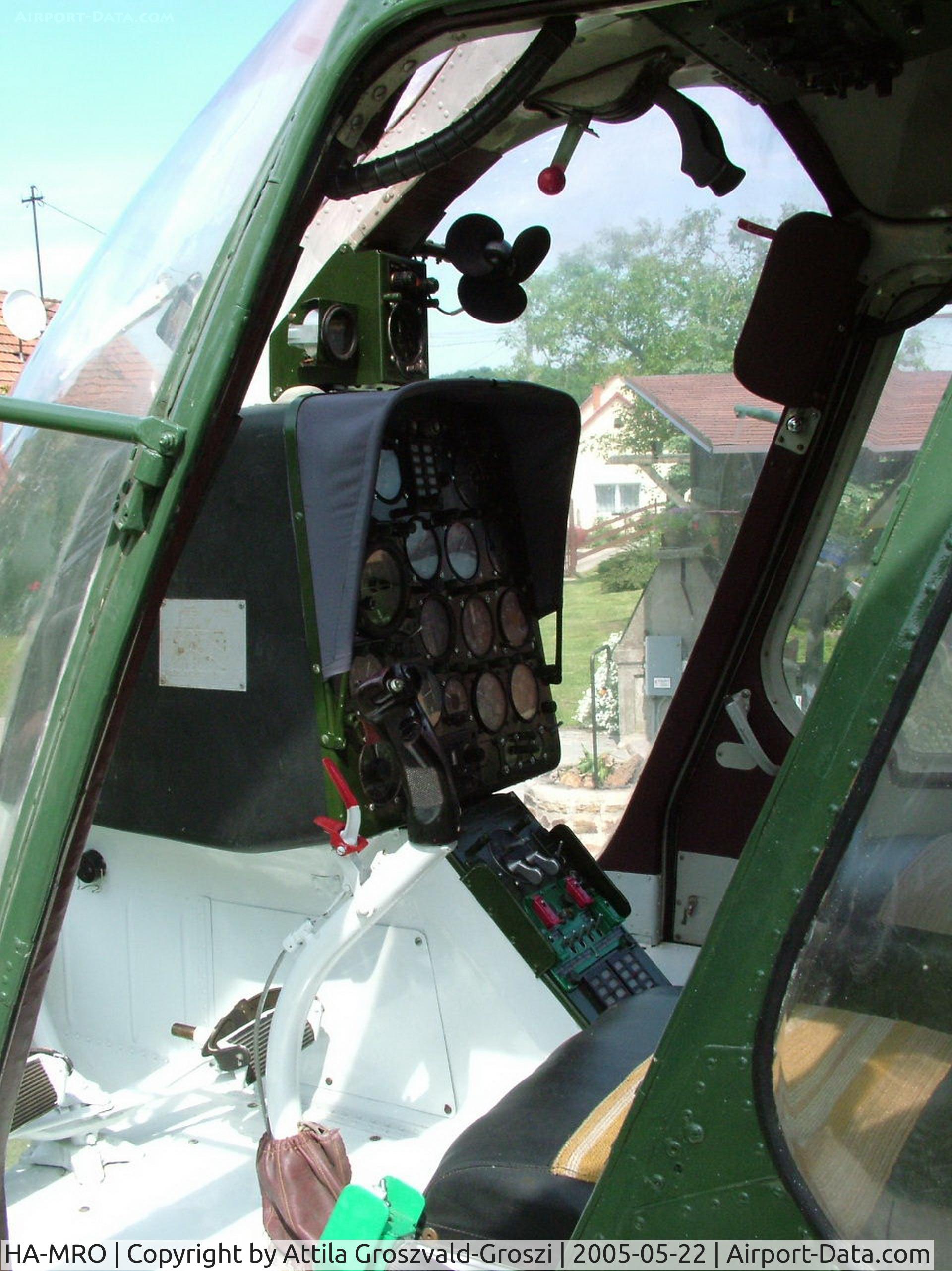 HA-MRO, 1970 Kamov Ka-26 Hoodlum C/N 7001604, After scrapping, restoring a former military painting and exhibited in the garden of a private house. Seregélyes, Hungary