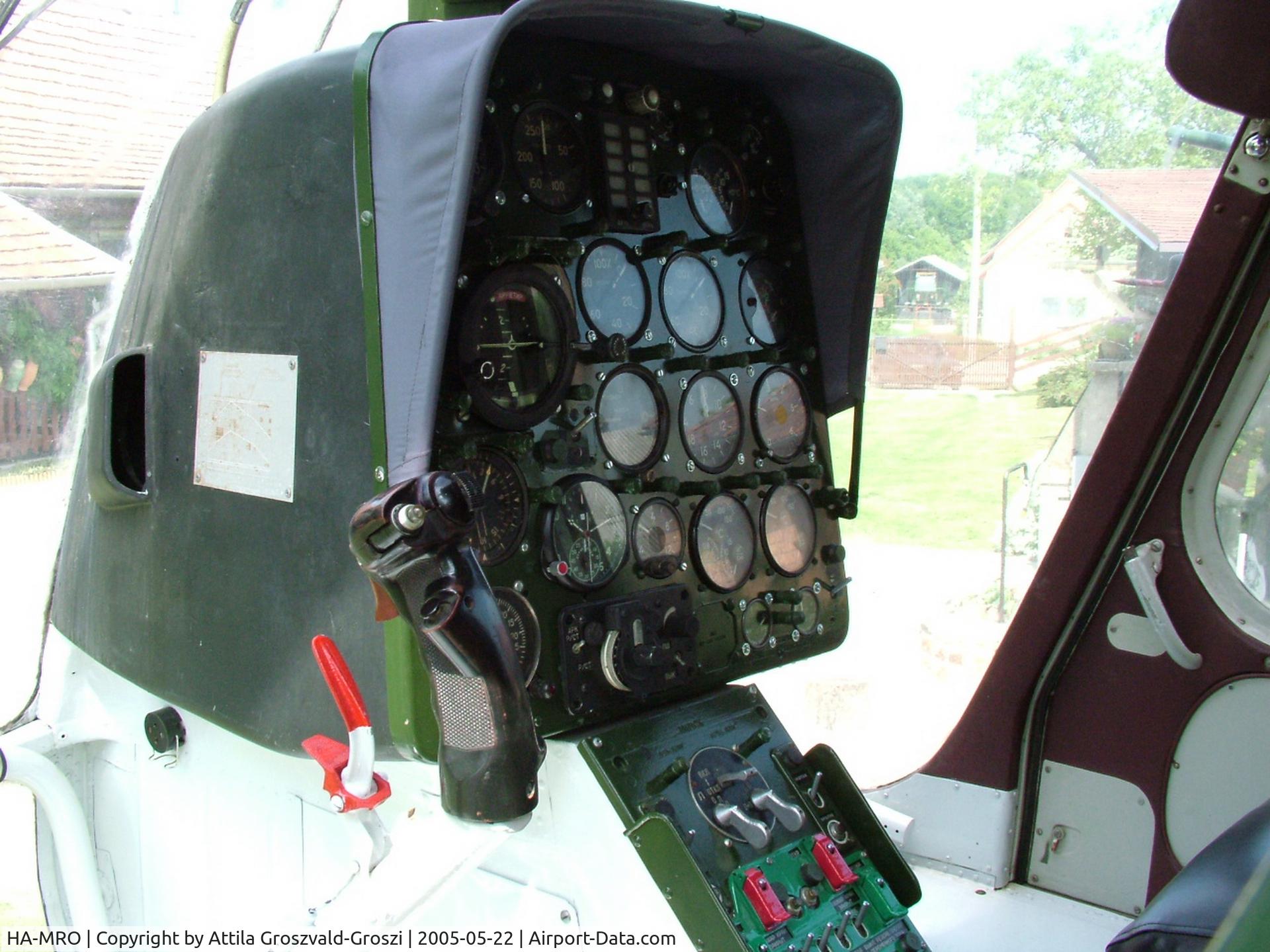 HA-MRO, 1970 Kamov Ka-26 Hoodlum C/N 7001604, After scrapping, restoring a former military painting and exhibited in the garden of a private house. Seregélyes, Hungary