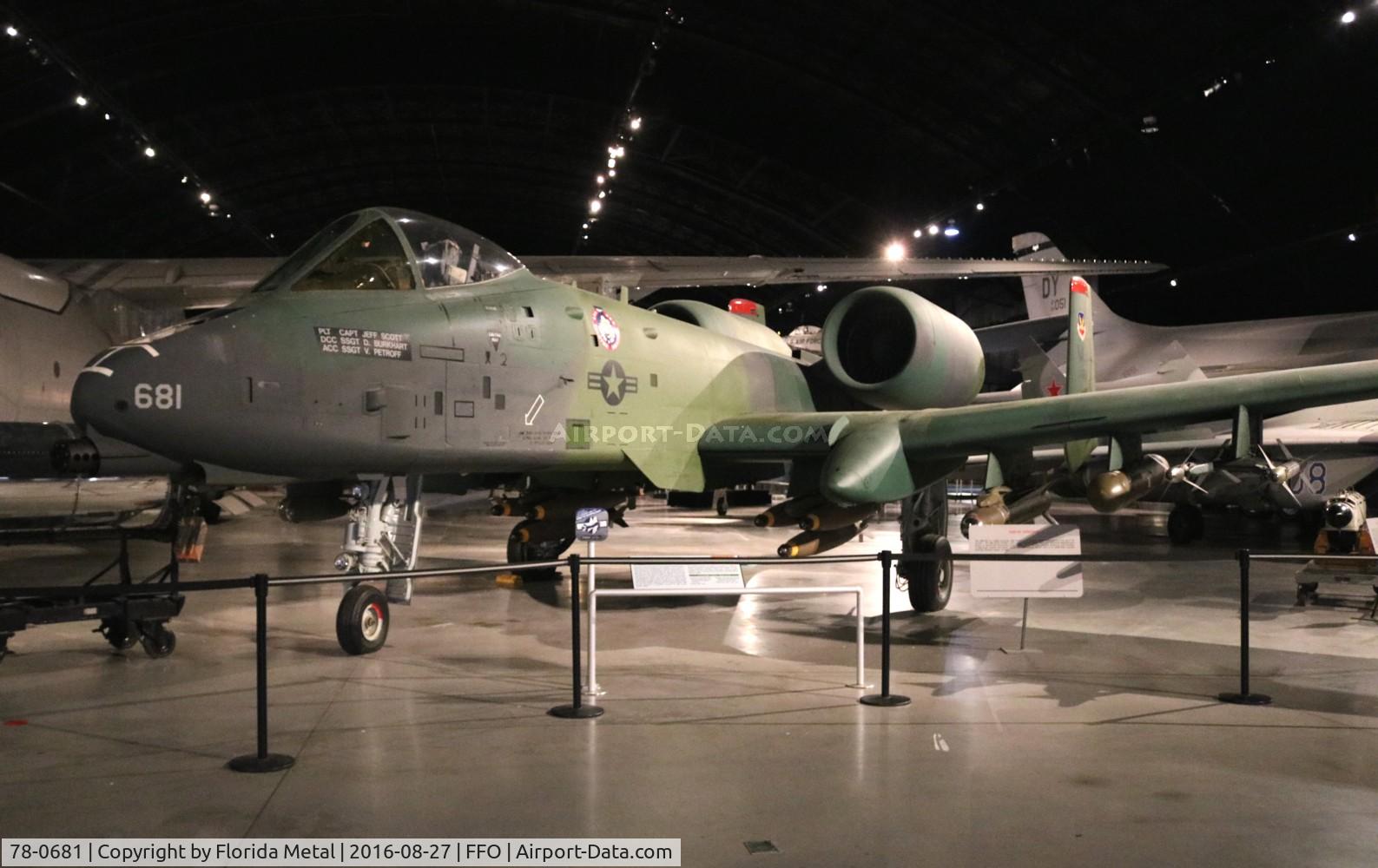 78-0681, 1978 Fairchild Republic A-10A Thunderbolt II C/N A10-0301, A-10A