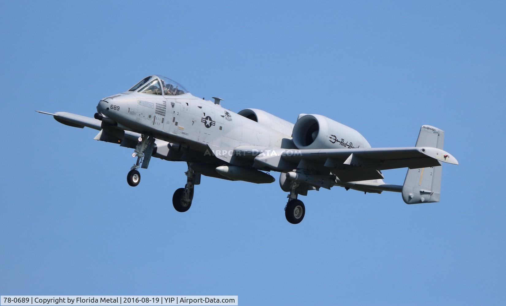 78-0689, 1979 Fairchild Republic A-10C Thunderbolt II C/N A10-0309, A-10A