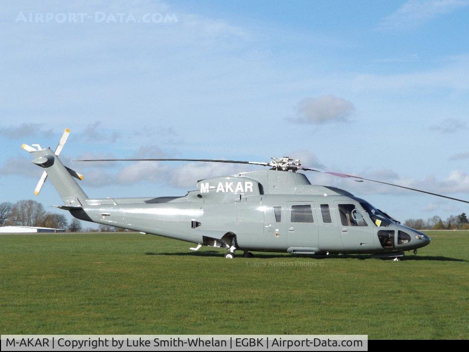 M-AKAR, 2000 Sikorsky S-76C Spirit C/N 760506, At Sywell Aerodrome a few weeks back.