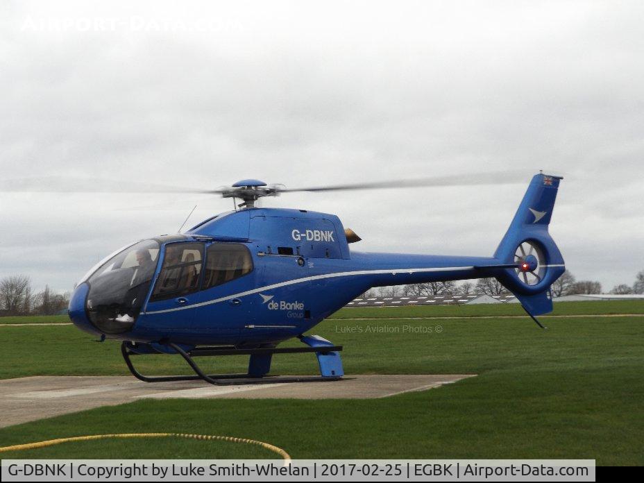 G-DBNK, 2012 Eurocopter EC-120B Colibri C/N 1673, At Sywell Aerodrome preparing to get refuelled.