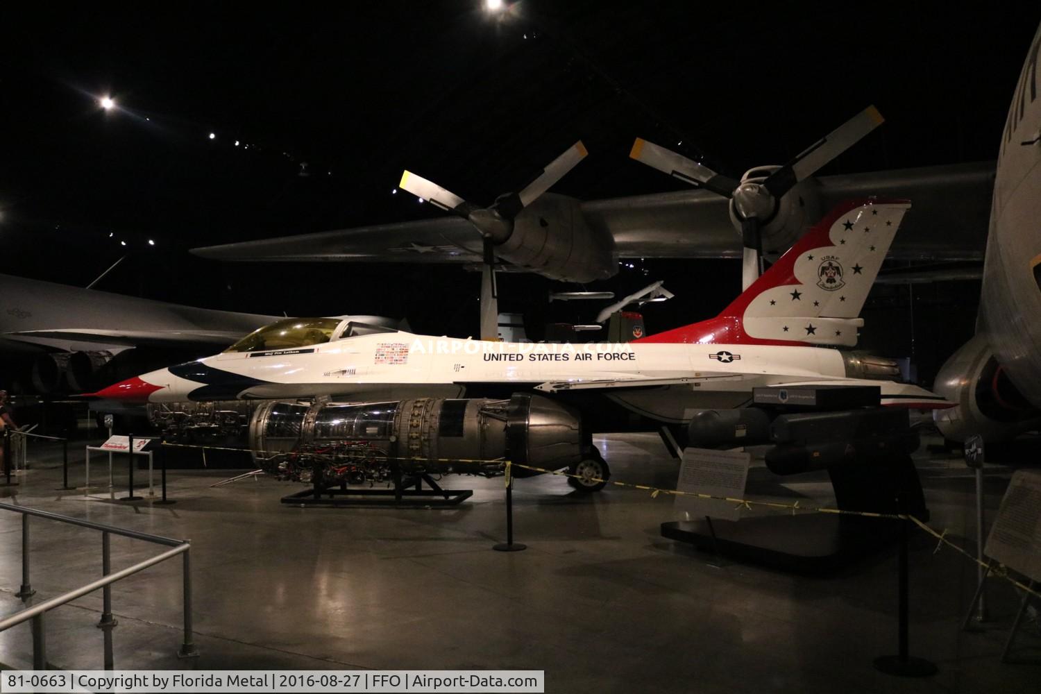 81-0663, 1981 General Dynamics F-16A Fighting Falcon C/N 61-344, F-16A