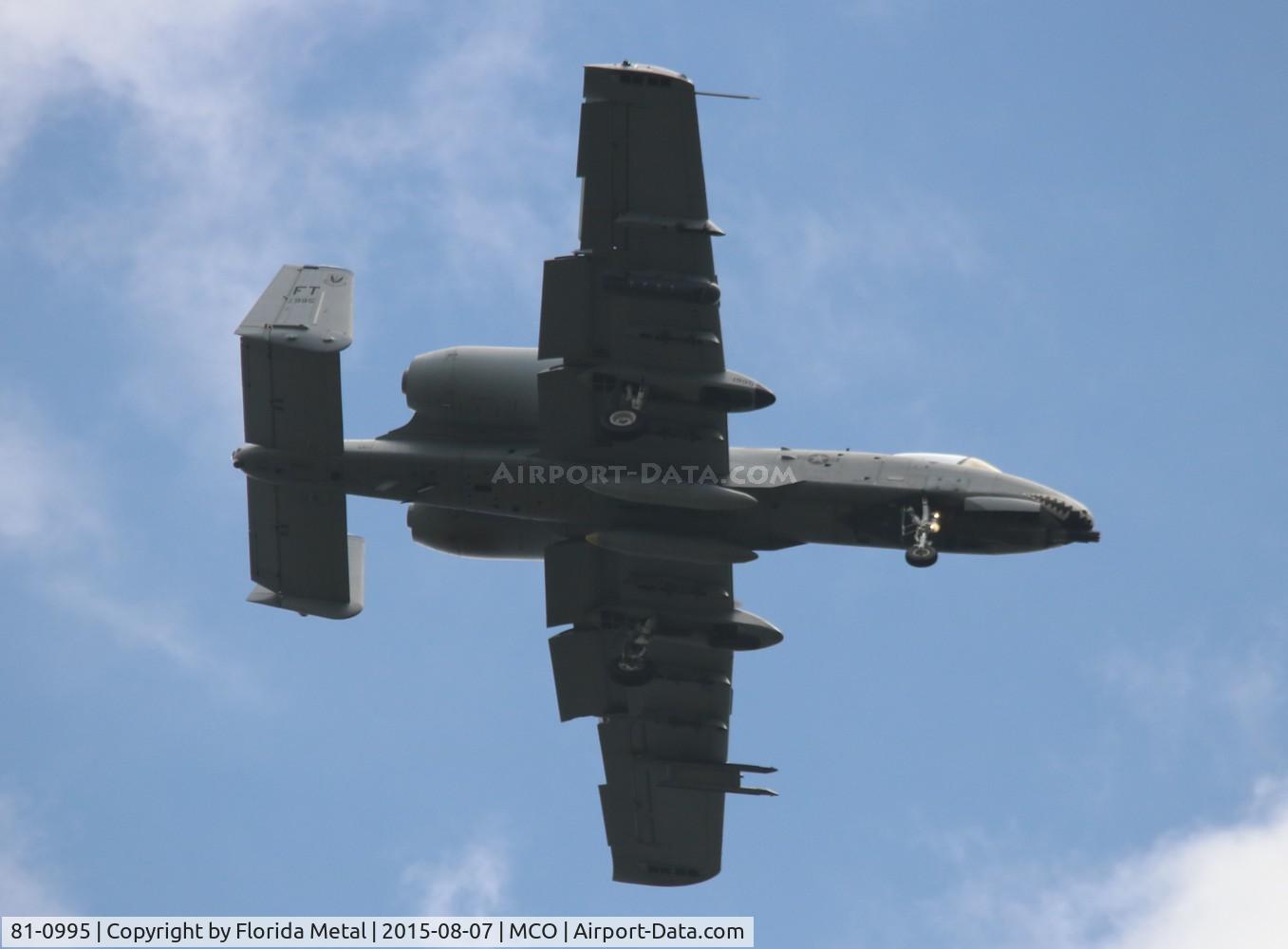 81-0995, 1981 Fairchild Republic A-10C Thunderbolt II C/N A10-0690, A-10C