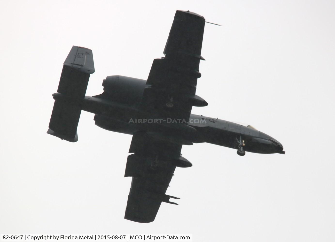 82-0647, Fairchild A-10A Thunderbolt II C/N A10-0695, A-10A