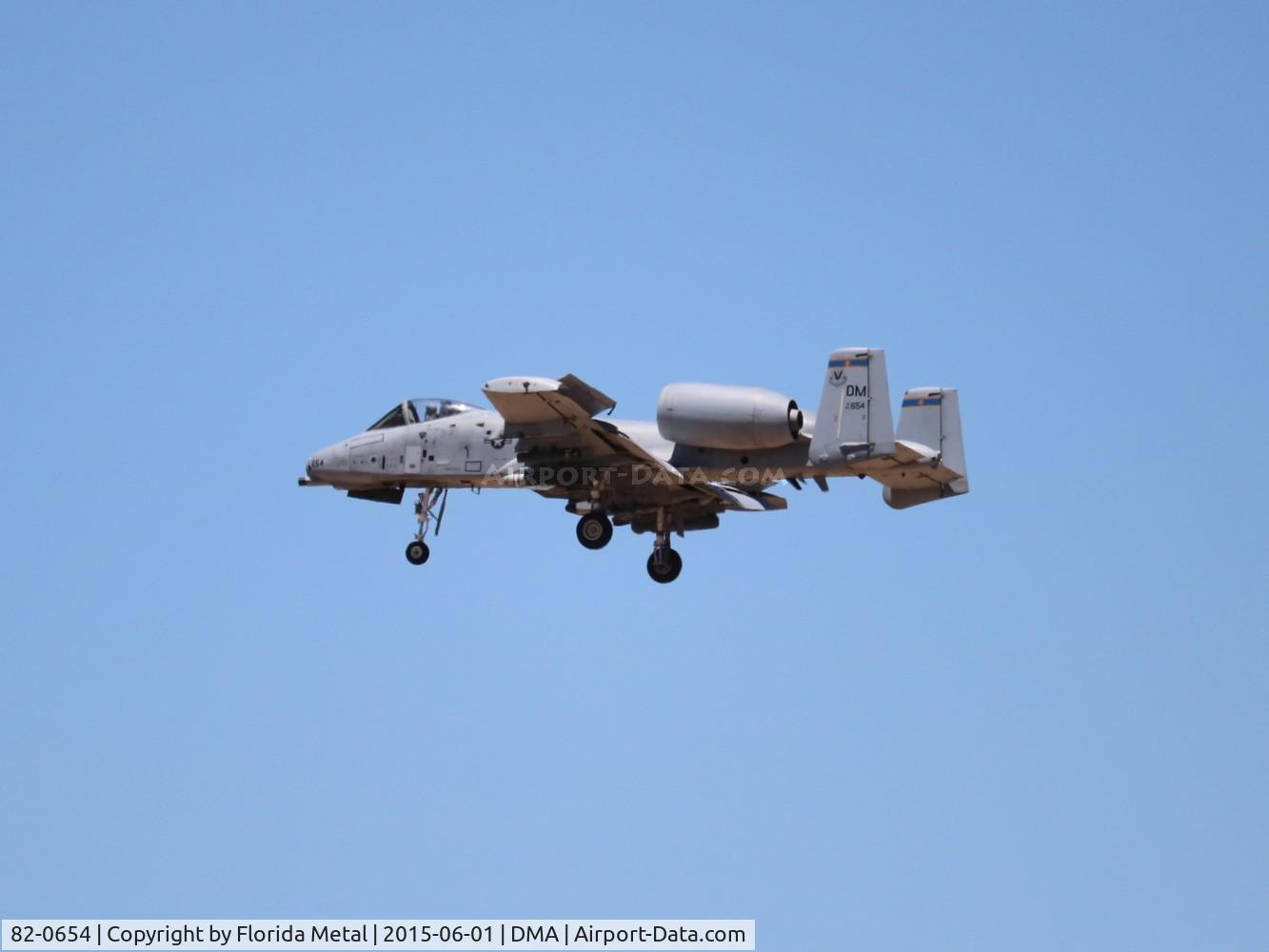 82-0654, 1982 Fairchild Republic A-10C Thunderbolt II C/N A10-0702, A-10C