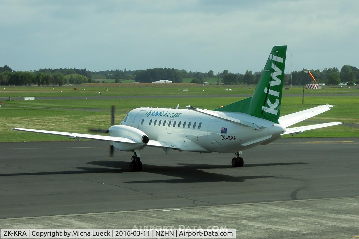 ZK-KRA, 1986 Saab SF340A C/N 340A-065, At Hamilton