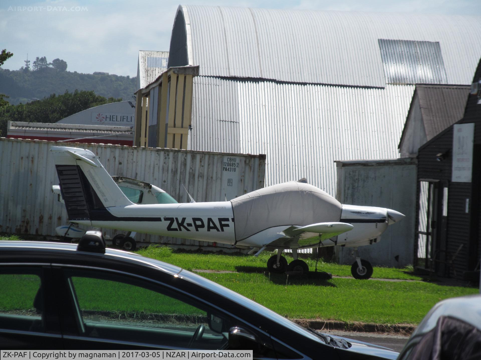 ZK-PAF, Piper PA-38-112 Tomahawk Tomahawk C/N 38-81A0040, at ardmore
